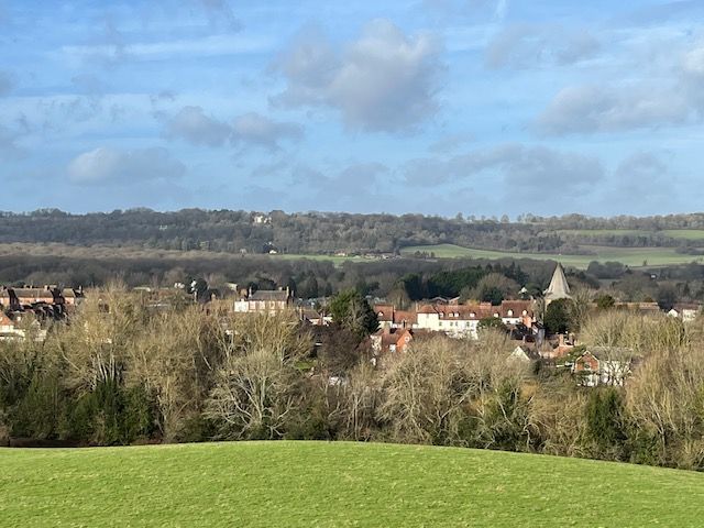 Looking back on Westerham and the North Downs